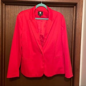 Womens Red Jessica Blazer Sz 16